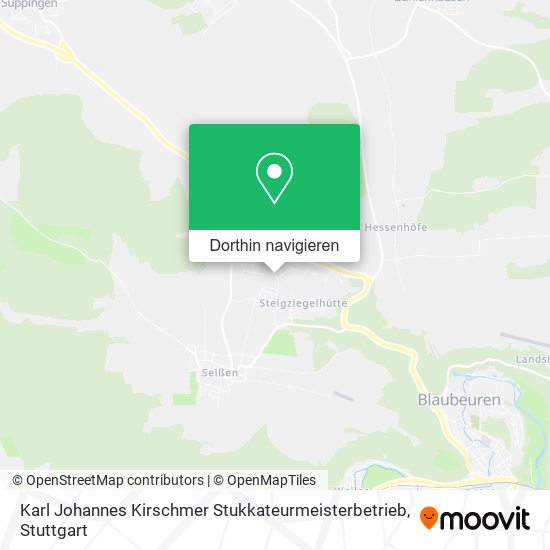 Karl Johannes Kirschmer Stukkateurmeisterbetrieb Karte