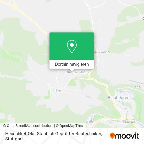 Heuschkel, Olaf Staatlich Geprüfter Bautechniker Karte