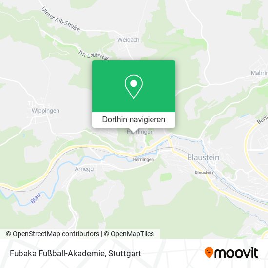 Fubaka Fußball-Akademie Karte