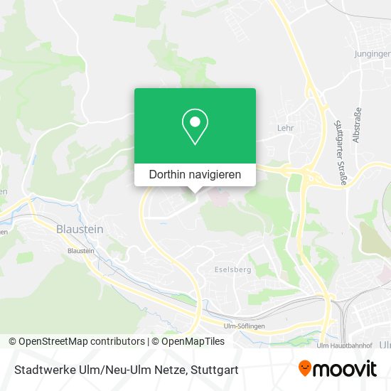 Stadtwerke Ulm/Neu-Ulm Netze Karte