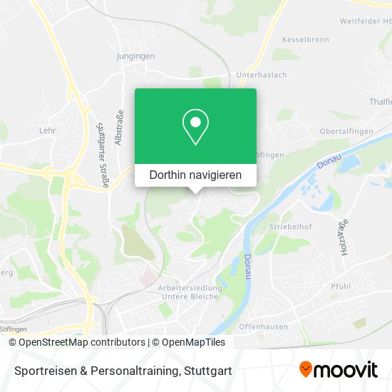 Sportreisen & Personaltraining Karte