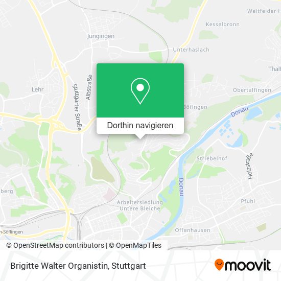 Brigitte Walter Organistin Karte