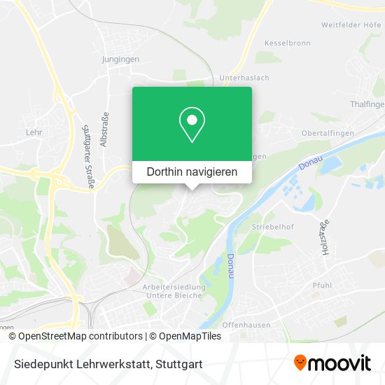 Siedepunkt Lehrwerkstatt Karte