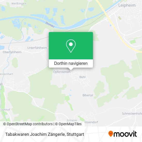 Tabakwaren Joachim Zängerle Karte