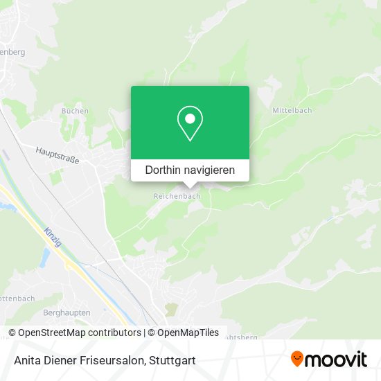 Anita Diener Friseursalon Karte