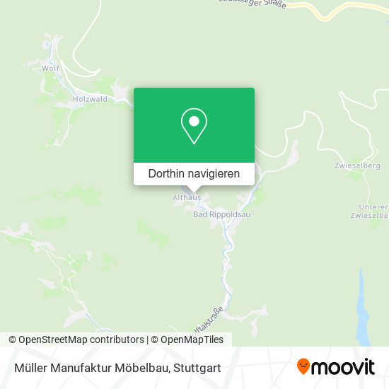 Müller Manufaktur Möbelbau Karte
