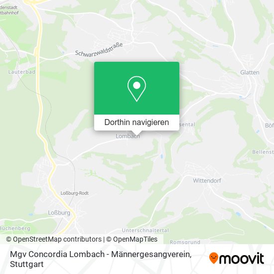 Mgv Concordia Lombach - Männergesangverein Karte