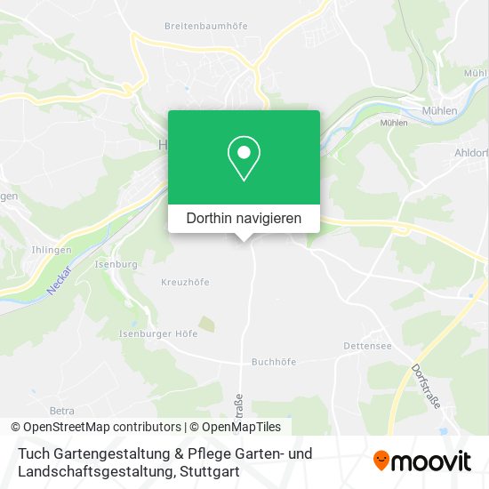 Tuch Gartengestaltung & Pflege Garten- und Landschaftsgestaltung Karte