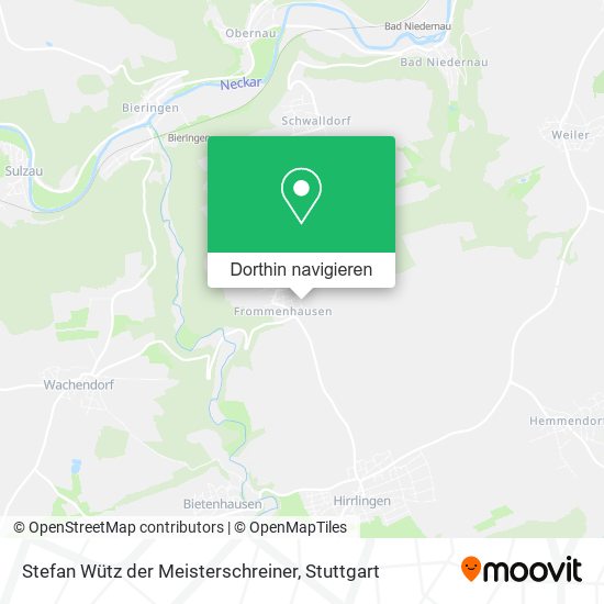 Stefan Wütz der Meisterschreiner Karte