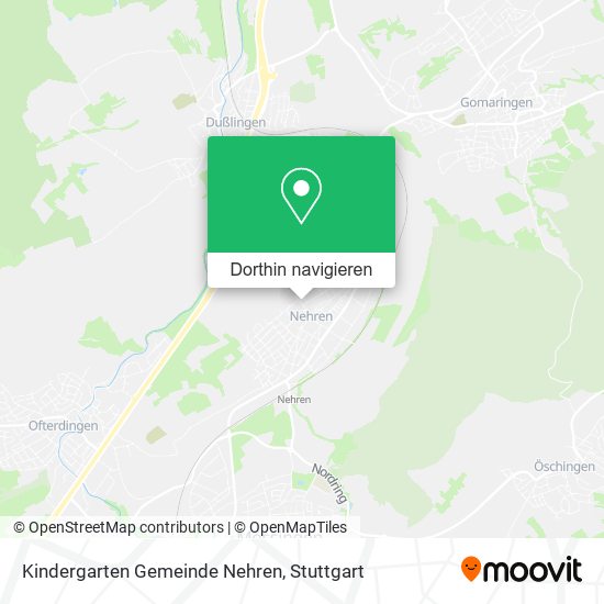 Kindergarten Gemeinde Nehren Karte
