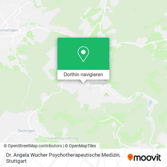 Dr. Angela Wucher Psychotherapeutische Medizin Karte