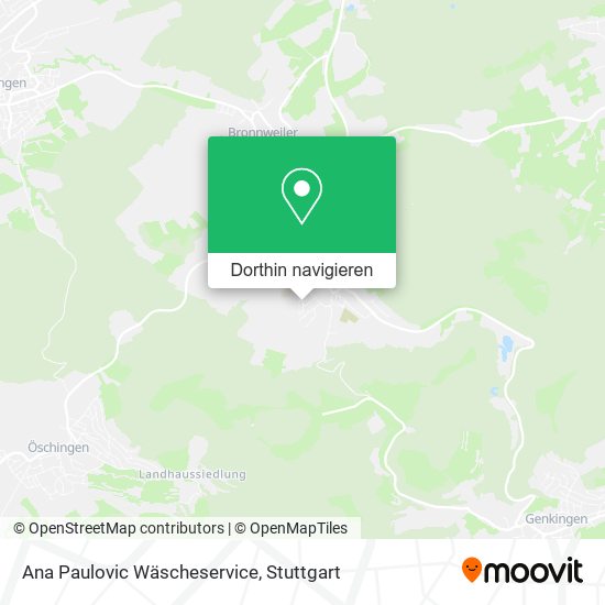 Ana Paulovic Wäscheservice Karte