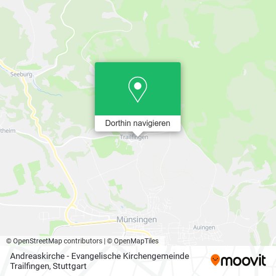 Andreaskirche - Evangelische Kirchengemeinde Trailfingen Karte