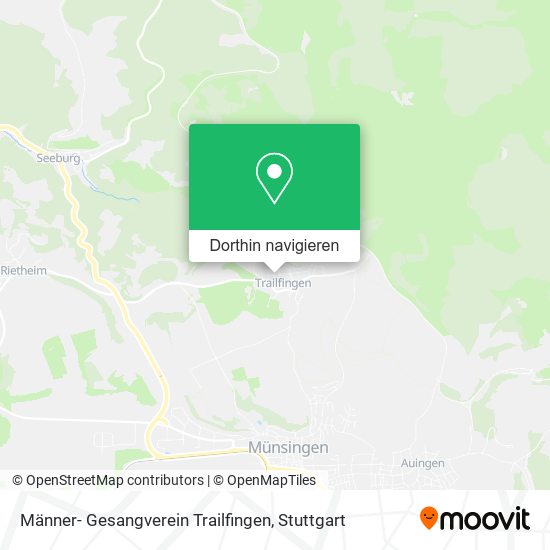Männer- Gesangverein Trailfingen Karte