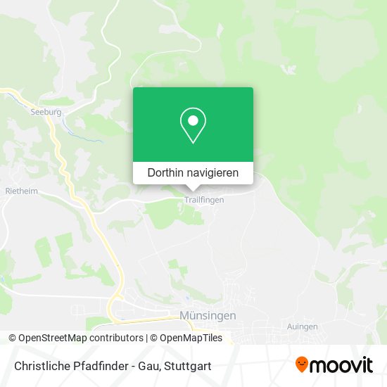 Christliche Pfadfinder - Gau Karte