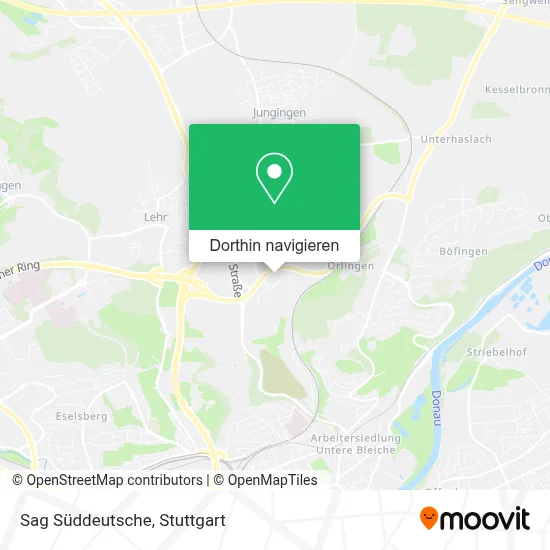 Sag Süddeutsche Karte