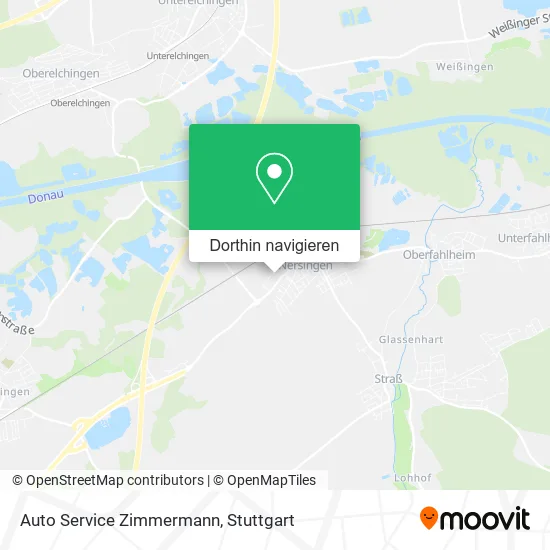 Auto Service Zimmermann Karte