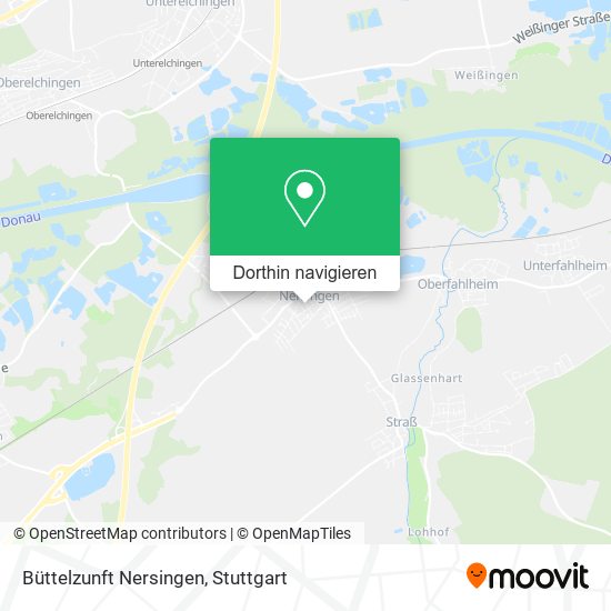 Büttelzunft Nersingen Karte