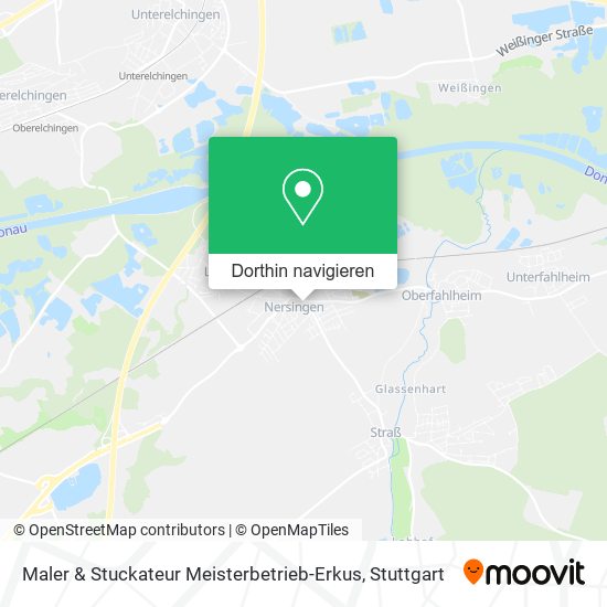 Maler & Stuckateur Meisterbetrieb-Erkus Karte