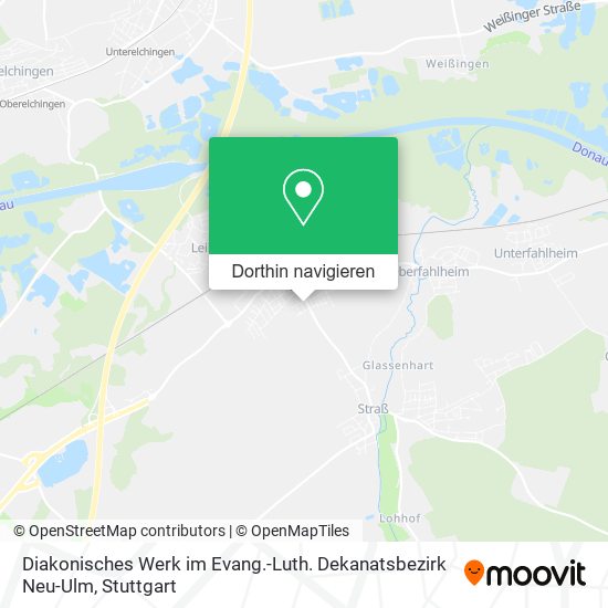 Diakonisches Werk im Evang.-Luth. Dekanatsbezirk Neu-Ulm Karte