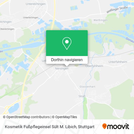 Kosmetik Fußpflegeinsel Sült M. Libich Karte