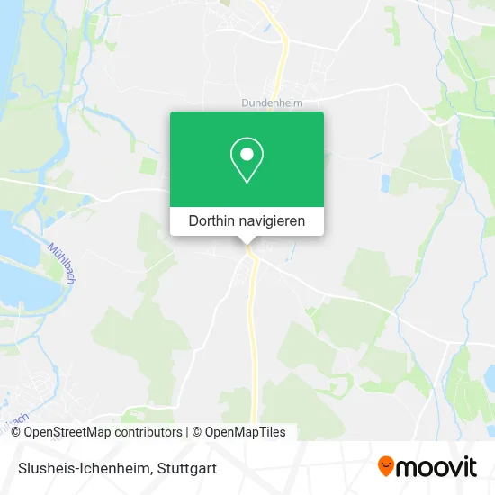 Slusheis-Ichenheim Karte