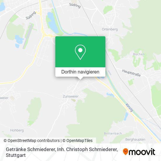 Getränke Schmiederer, Inh. Christoph Schmiederer Karte