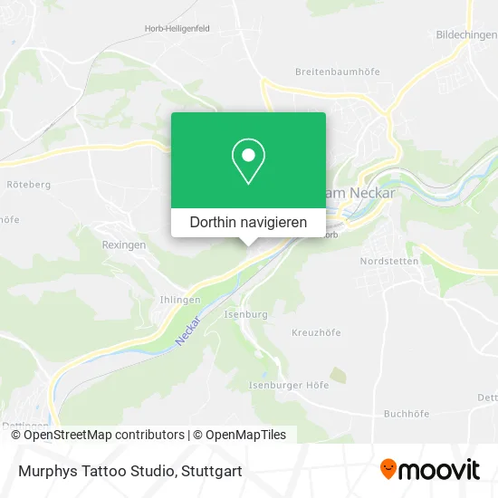 Murphys Tattoo Studio Karte