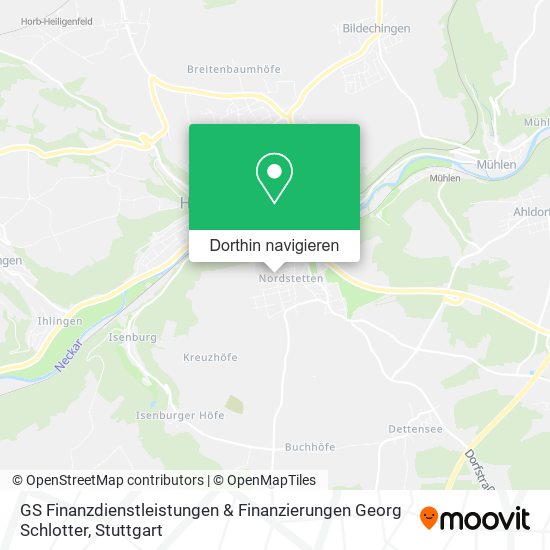 GS Finanzdienstleistungen & Finanzierungen Georg Schlotter Karte