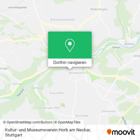 Kultur- und Museumsverein Horb am Neckar Karte