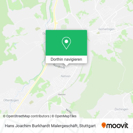 Hans Joachim Burkhardt Malergeschäft Karte