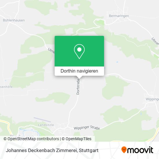 Johannes Deckenbach Zimmerei Karte