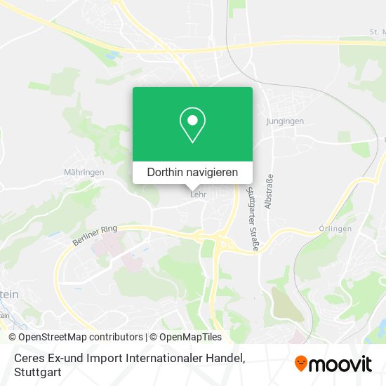 Ceres Ex-und Import Internationaler Handel Karte