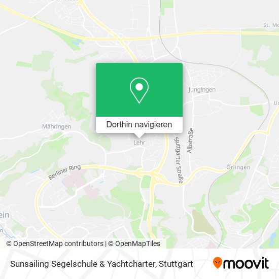 Sunsailing Segelschule & Yachtcharter Karte