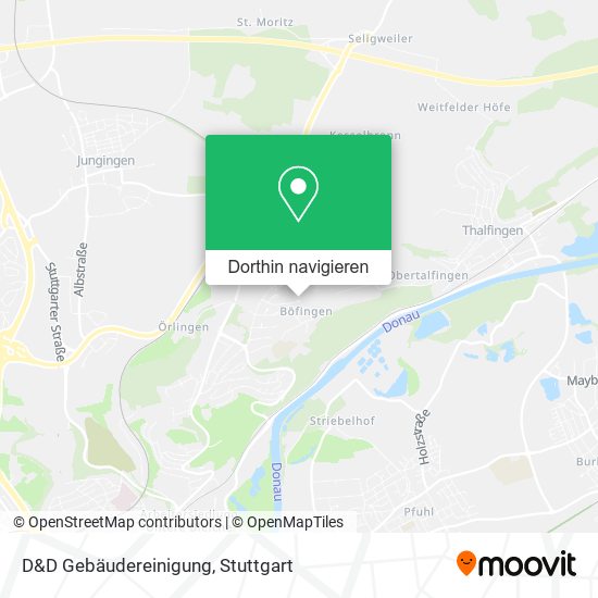 D&D Gebäudereinigung Karte