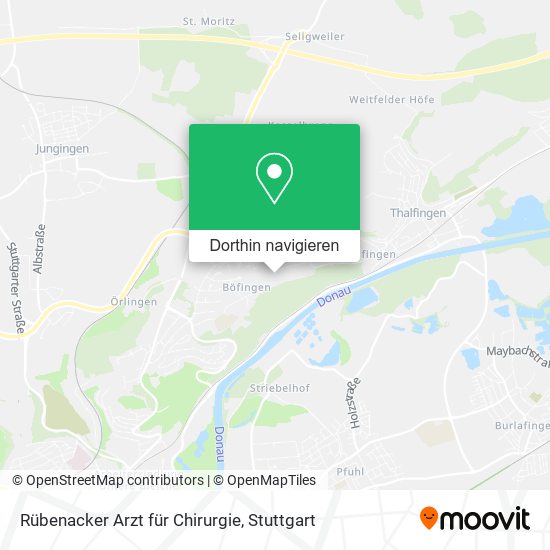Rübenacker Arzt für Chirurgie Karte