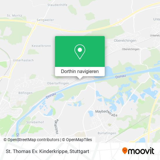 St. Thomas Ev. Kinderkrippe Karte