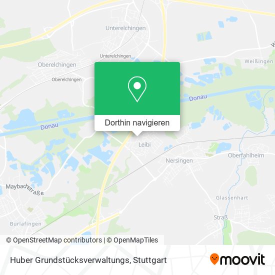Huber Grundstücksverwaltungs Karte