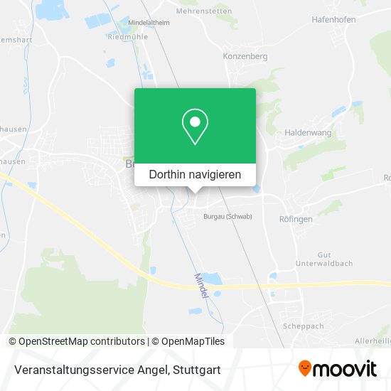 Veranstaltungsservice Angel Karte