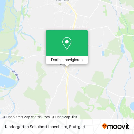 Kindergarten Schulhort Ichenheim Karte
