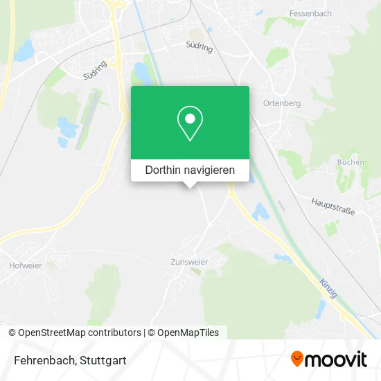 Fehrenbach Karte