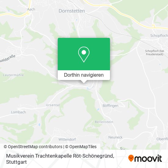 Musikverein Trachtenkapelle Röt-Schönegründ Karte
