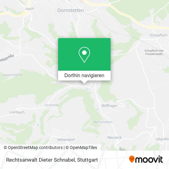 Rechtsanwalt Dieter Schnabel Karte
