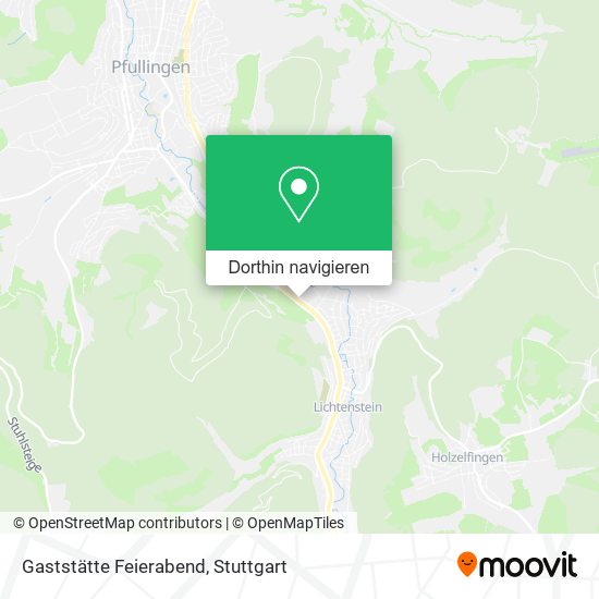 Gaststätte Feierabend Karte