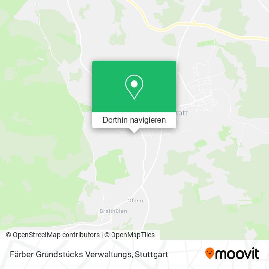 Färber Grundstücks Verwaltungs Karte