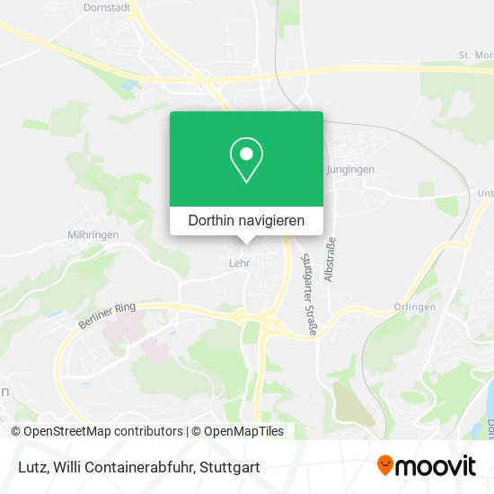 Lutz, Willi Containerabfuhr Karte