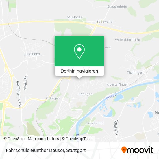 Fahrschule Günther Dauser Karte