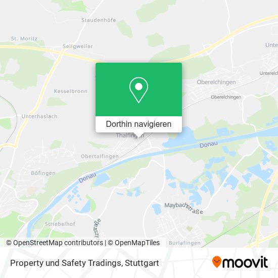 Property und Safety Tradings Karte