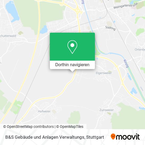 B&S Gebäude und Anlagen Verwaltungs Karte