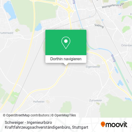 Schweiger - Ingenieurbüro Kraftfahrzeugsachverständigenbüro Karte